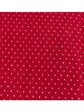 Red White Polka Dots Cotton Fabric 1/2 Yard x 44" Quilting Sewing